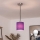 Brilagi - LED-pendel på wire NUBILA 1xE27/60W/230V Ø 14 cm sort/lilla
