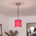 Brilagi - LED-pendel på wire NUBILA 1xE27/60W/230V Ø 14 cm sort/lyserød