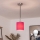 Brilagi - LED-pendel på wire NUBILA 1xE27/60W/230V Ø 14 cm sort/lyserød