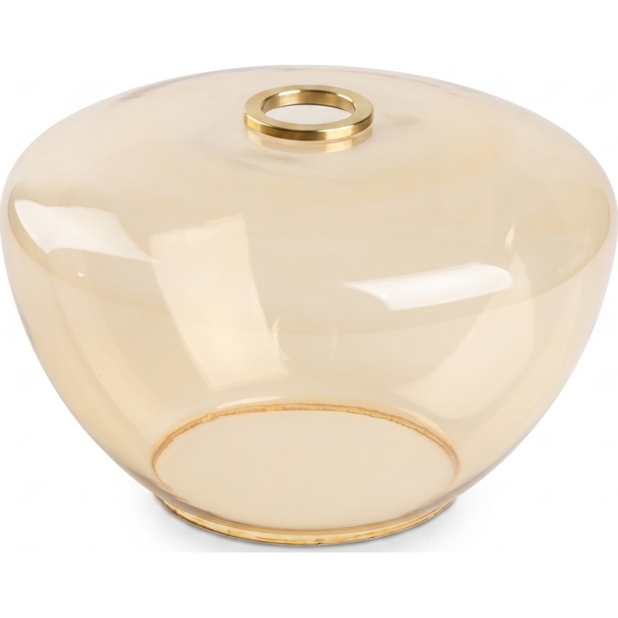 BRILAGI - LED lysekrone på kabel RETRO GLASS 2xE27/60W/230V mat krom/røgfarvet beige