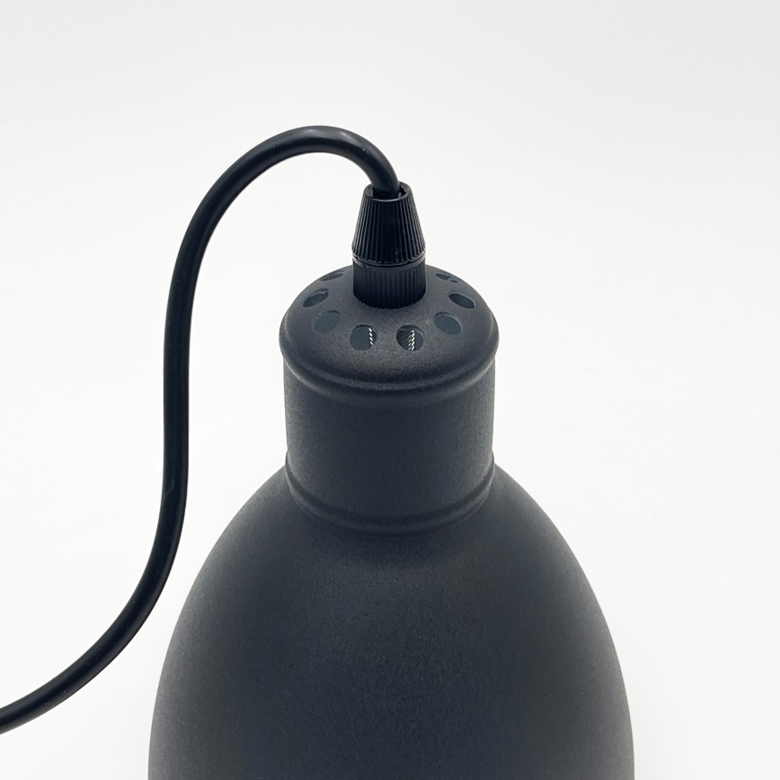 Brilagi - LED-pendel på wire RIDDY 1xE27/60W/230V sort