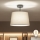 Brilagi - LED plafond CERIA 1xE27/60W/230V Ø 30 cm sort/grå