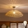 Brilagi - LED-plafondlampe CERIA BOHO 1xE27/60W/230V Ø 70 cm sort/brun