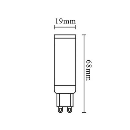 Brilagi - LED-pære dæmpbar G9/6W/230V 3000K