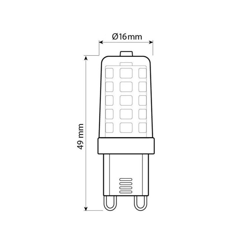 Brilagi - LED-pære G9/4W/230V 3000K