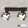 Brilagi - LED RGB+CCT dæmpbar indbygningsspot AURA LUX 2xGX53/14W/230V 2700-6500K Wi-Fi Tuya sort/røgfarvet