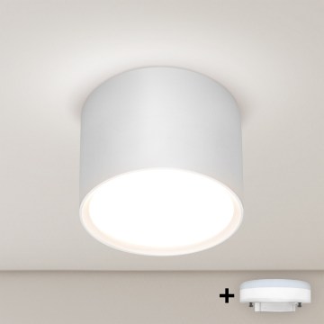 Brilagi - LED RGB+CCT Dæmpbar indbygningsspot SMOOTH 1xGX53/14W/230V 2700-6500K Wi-Fi Tuya hvid