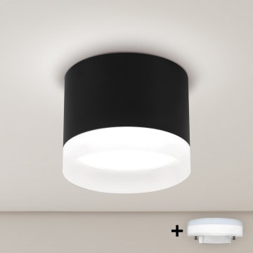Brilagi - LED RGB+CCT dæmpbar indbygningsspot SMOOTH 1xGX53/14W/230V 2700-6500K Wi-Fi Tuya sort