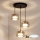 Brilagi - LED RGB+CCT dæmpbar pendel med wireophæng AURA LUX 3xGX53/14W/230V 2700-6500K Wi-Fi Tuya sort/guld