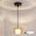 Brilagi - LED RGB+CCT Dæmpbar pendel på kabel AURA LUX 1xGX53/14W/230V 2700-6500K Wi-Fi Tuya sort/guld