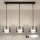 Brilagi - LED RGB+CCT dæmpbar pendel på wire AURA LUX 3xGX53/14W/230V 2700-6500K Wi-Fi Tuya sort/røget