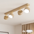 Brilagi - LED RGB+CCT dæmpbar spot MONO 4xGX53/14W/230V 2700-6500K Wi-Fi Tuya beige