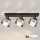 Brilagi - LED RGB+CCT Dæmpbar spotarmatur AURA LUX 3xGX53/14W/230V 2700-6500K Wi-Fi Tuya sort/røget