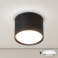 Brilagi - LED RGB+CCT dæmpbar spotlampe SMOOTH 1xGX53/14W/230V 2700-6500K Wi-Fi Tuya sort