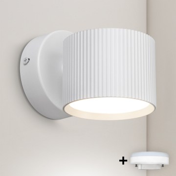 Brilagi - LED RGB+CCT Dæmpbar vægspot STRIPY 1xGX53/14W/230V 2700-6500K Wi-Fi Tuya hvid