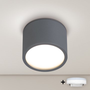 BRILAGI - LED RGB+CCT dæmpbart badeværelses-spot SMOOTH1xGX53/14W/230V 60x82 mm 2700-6500K Wi-Fi Tuya antracit IP54