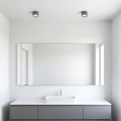 Brilagi - LED RGB+CCT dæmpbart badeværelses-spot SMOOTH1xGX53/14W/230V 2700-6500K Wi-Fi Tuya antracit IP65