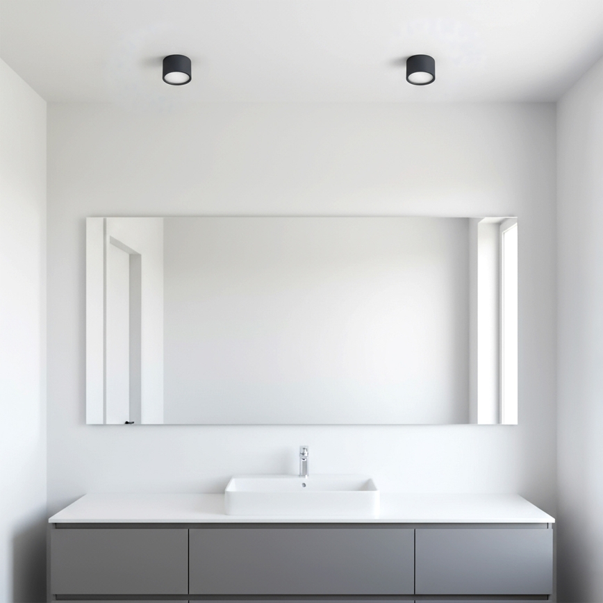 Brilagi - LED RGB+CCT dæmpbar badeværelsesspot SMOOTH1xGX53/14W/230V 2700-6500K Wi-Fi Tuya sort IP65