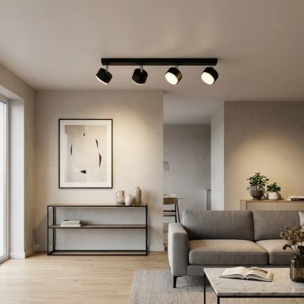 Brilagi - LED RGB+CCT dæmpbar spot MONO 4xGX53/14W/230V 2700–6500K Wi‑Fi Tuya sort