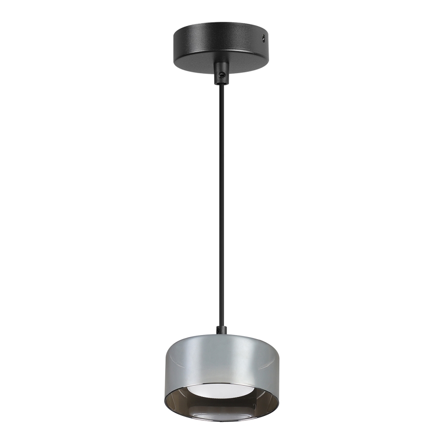 Brilagi - LED RGB+CCT dæmpbar pendel på wire AURA LUX 1xGX53/14W/230V 2700-6500K Wi-Fi Tuya sort/røget
