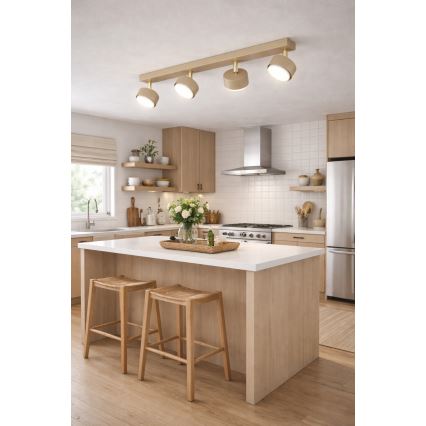 Brilagi - LED RGB+CCT dæmpbar spot MONO 4xGX53/14W/230V 2700-6500K Wi-Fi Tuya beige