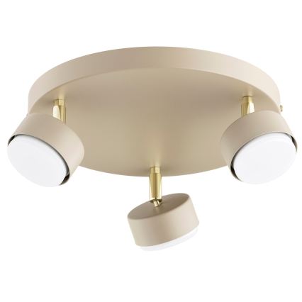 Brilagi - LED RGB+CCT dæmpbar spot MONO 3xGX53/14W/230V 2700-6500K Wi-Fi Tuya beige/guld