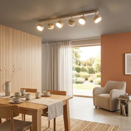 Brilagi - LED RGB+CCT dæmpbar spotlampe MONO 6xGX53/14W/230V 2700-6500K Wi-Fi Tuya beige/guld