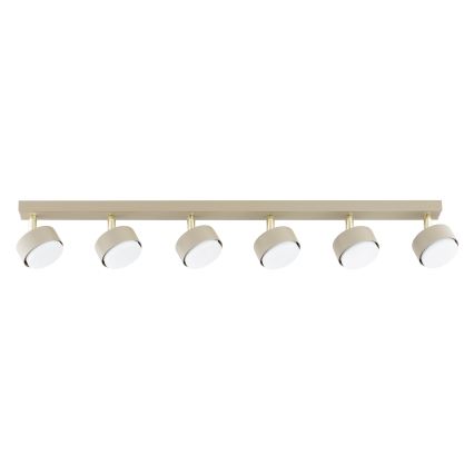 Brilagi - LED RGB+CCT dæmpbar spotlampe MONO 6xGX53/14W/230V 2700-6500K Wi-Fi Tuya beige/guld