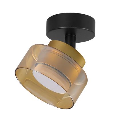 Brilagi - LED RGB+CCT Dæmpbar spotarmatur AURA LUX 1xGX53/14W/230V 2700-6500K Wi-Fi Tuya sort/guld