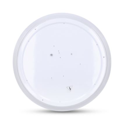 Brilagi - LED RGB dæmpbar loftlampe FLOCO LED/30W/230V Ø 39,5 cm 3000-6500K Wi-Fi Tuya + LED/6W + fjernbetjening