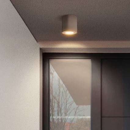 Brilagi - LED RGBW dæmpbar badeværelseslampe MIA 1xGU10/4,8W/230V 3000K 84x80 mm beige IP54 + fjernbetjening