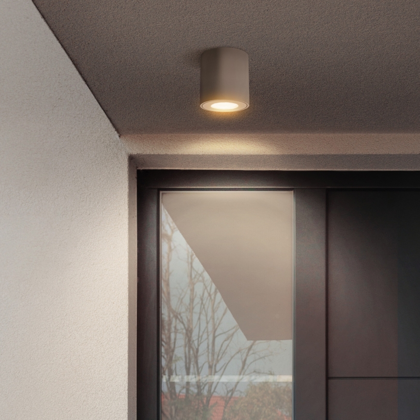 Brilagi - LED RGBW dæmpbar badeværelseslampe MIA 1xGU10/4,8W/230V 3000K 84x80 mm beige IP54 + fjernbetjening