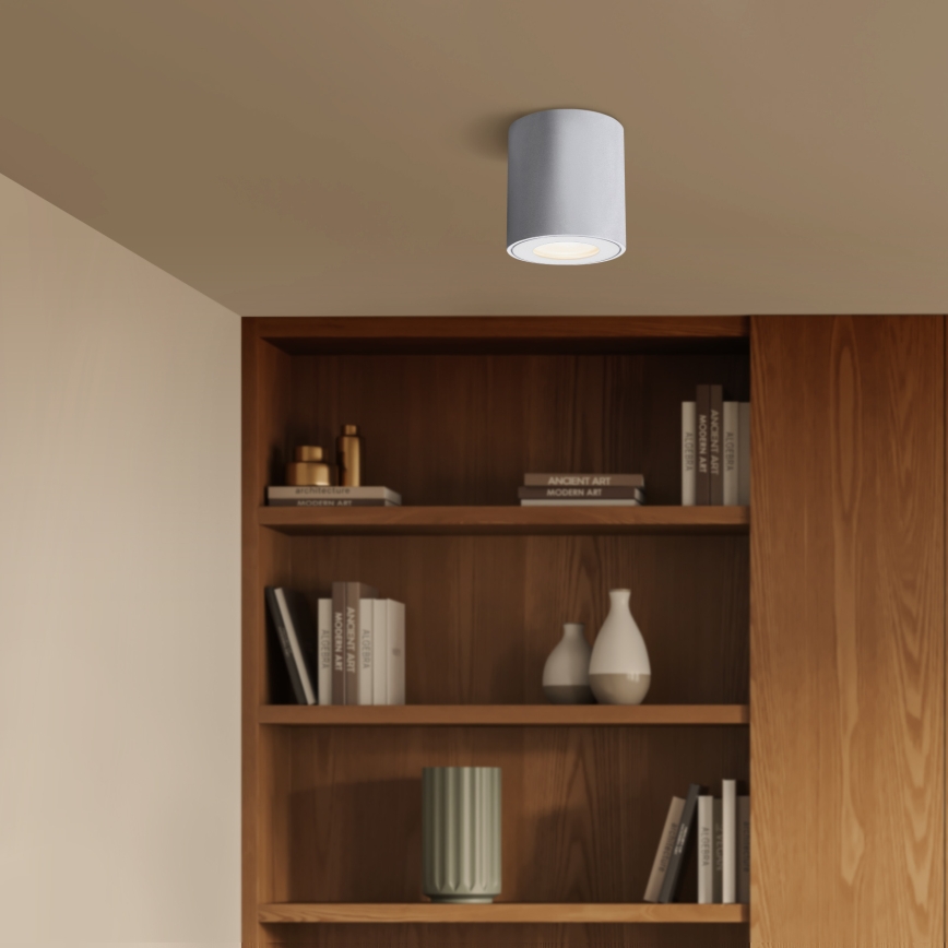 Brilagi - LED RGBW dæmpbar badeværelsesarmatur MIA 1xGU10/4,8W/230V 3000K 84x80 mm hvid IP54 + fjernbetjening
