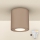 Brilagi - LED RGBW dæmpbar badeværelseslampe MIA 1xGU10/4,8W/230V 3000K 84x80 mm beige IP54 + fjernbetjening