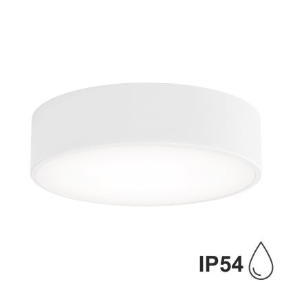 Brilagi - LED RGBW dæmpbar loftlampe til badeværelse CLARE 2xE27/9W/230V 2700–6500K Ø 30 cm IP54 Wi‑Fi hvid