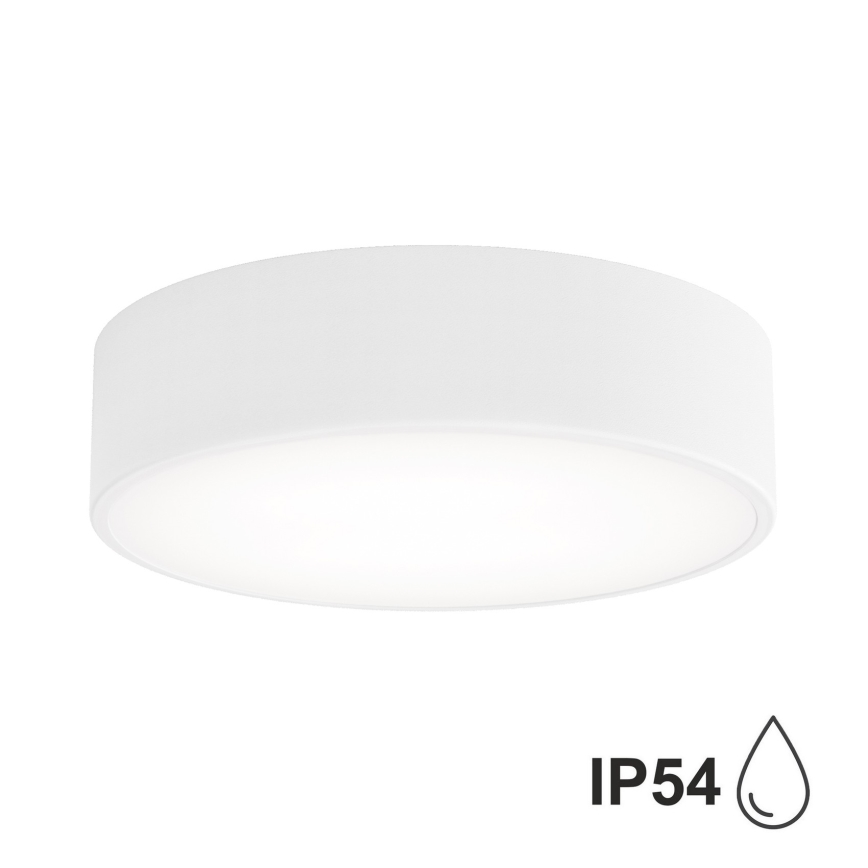 Brilagi - LED RGBW dæmpbar loftlampe til badeværelse CLARE 2xE27/9W/230V 2700–6500K Ø 30 cm IP54 Wi‑Fi hvid