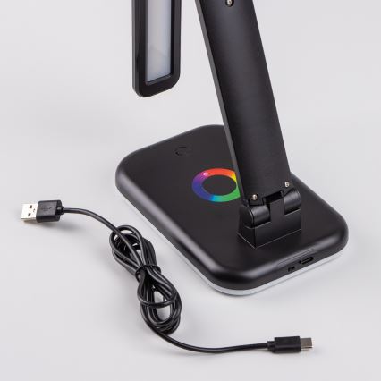 Brilagi - LED RGBW Dæmpbar bordlampe MODO LED/7W/5V 3000/4000/6500K sort