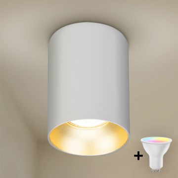 Brilagi - LED RGBW dæmpbar indbygningsspot TRINE 1xGU10/30W/230V 3000K Wi-Fi hvid/guld