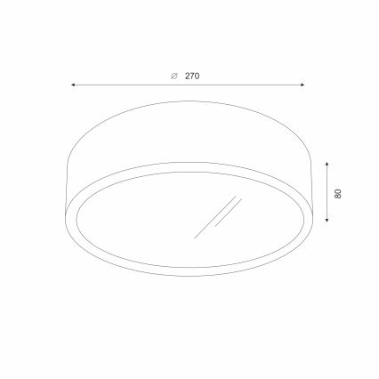 Brilagi - LED RGBW dæmpbar loftlampe CARVALHO 1xE27/15W/230V 2700–6500K Wi-Fi eg Ø 27,5 cm
