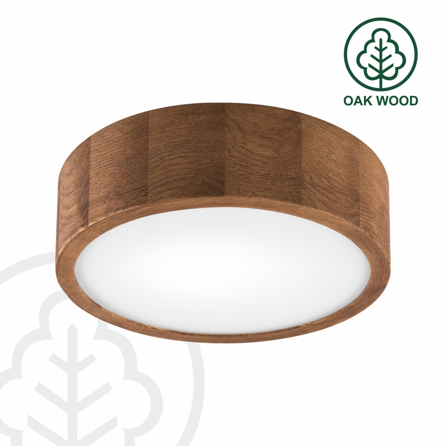 Brilagi - LED RGBW dæmpbar loftlampe CARVALHO 1xE27/9W/230V 2700–6500K Wi-Fi eg Ø 27,5 cm