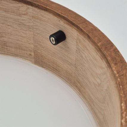 Brilagi - LED RGBW dæmpbar loftlampe CARVALHO 1xE27/9W/230V 2700–6500K Wi-Fi eg Ø 27,5 cm
