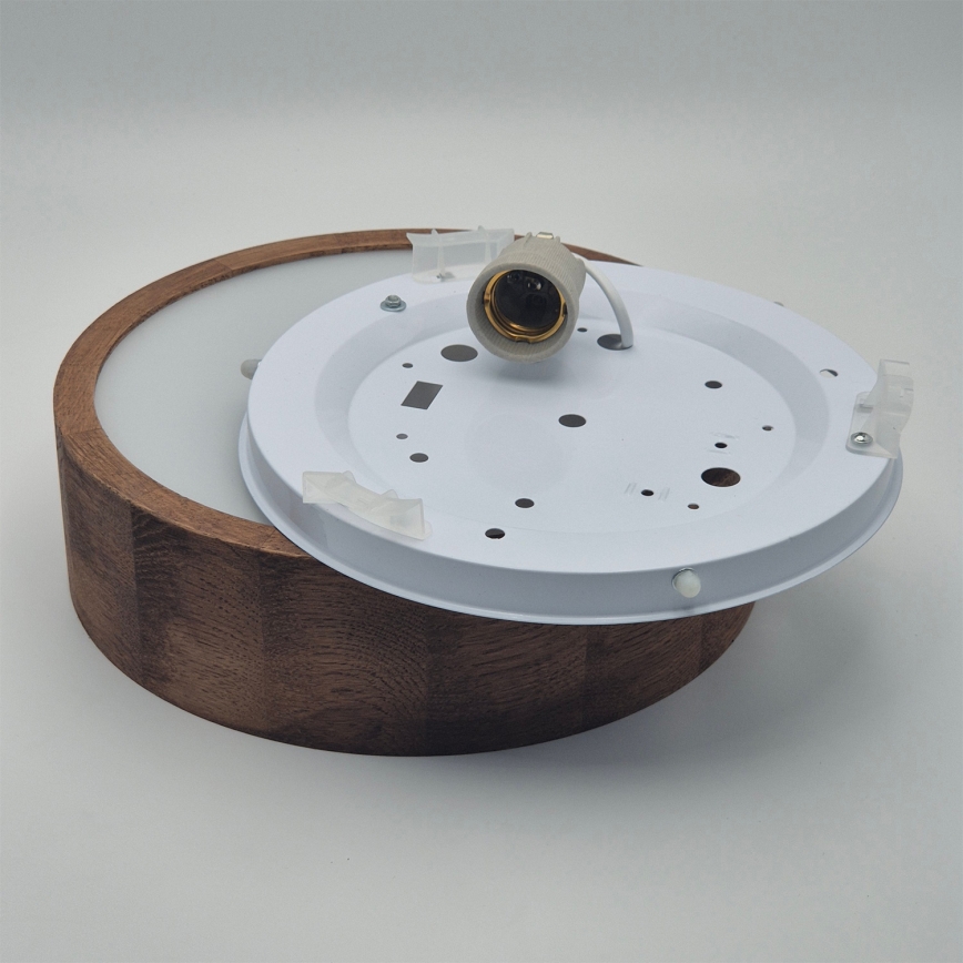Brilagi - LED RGBW dæmpbar loftlampe CARVALHO 1xE27/9W/230V 2700–6500K Wi-Fi eg Ø 27,5 cm