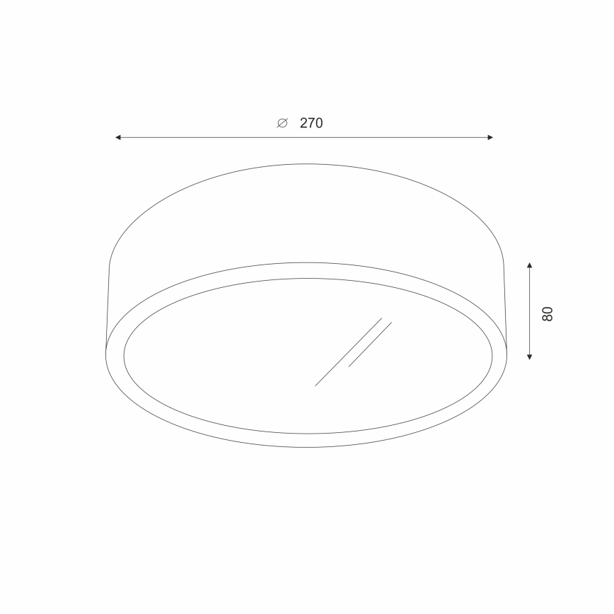 Brilagi - LED RGBW dæmpbar loftlampe CARVALHO 1xE27/9W/230V 2700–6500K Wi-Fi eg Ø 27,5 cm