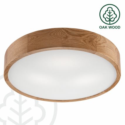 Brilagi - LED RGBW dæmpbar loftlampe CARVALHO 3xE27/15W/230V 2700-6500K Wi-Fi eg Ø 47,5 cm