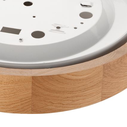 Brilagi - LED RGBW dæmpbar loftlampe CARVALHO SLIM 1xE27/15W/230V 2700-6500K Wi-Fi eg Ø 27 cm