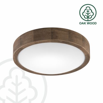 Brilagi - LED RGBW dæmpbar loftlampe CARVALHO SLIM 1xE27/9W/230V 2700-6500K Wi-Fi eg pr. 27 cm