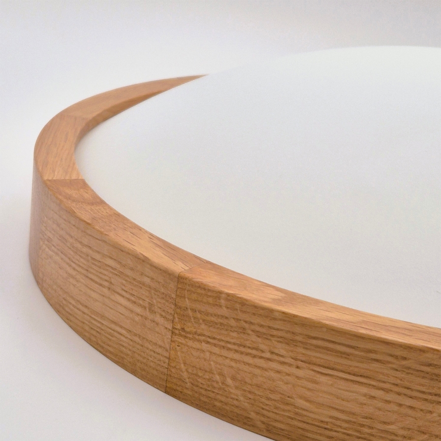 Brilagi - LED RGBW dæmpbar loftlampe CARVALHO SLIM 3xE27/15W/230V 2700-6500K Wi-Fi eg Ø 47 cm