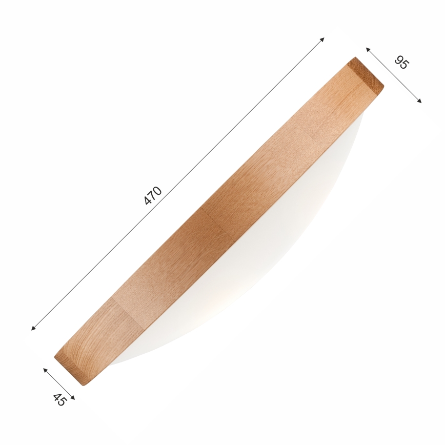 Brilagi - LED RGBW dæmpbar loftlampe CARVALHO SLIM 3xE27/9W/230V 2700-6500K Wi-Fi eg Ø 47 cm