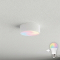 BRILAGI - LED RGBW dæmpbar loftlampe CLARE 1xE27/12W/230V 2700-6500K Ø 20 cm hvid