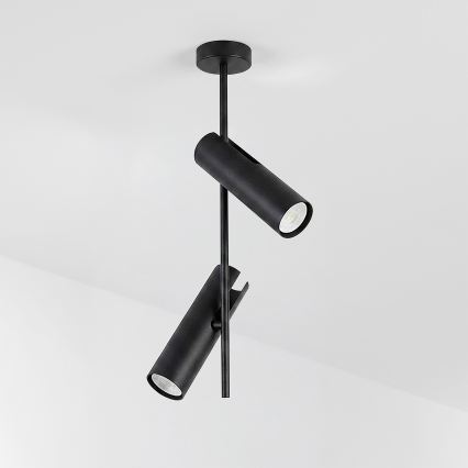BRILAGI - LED RGBW dæmpbar pendel på stang BRANCH 2xGU10/6,5W/230V 2700-6500K sort